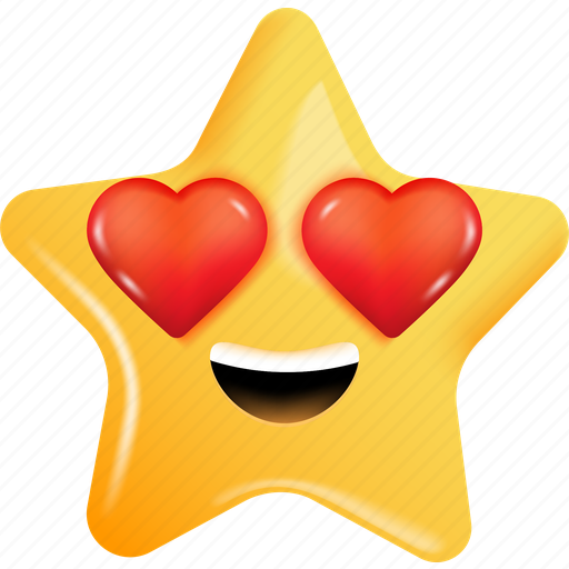 Star, emoji, emoticon, expression, face, smile, smiley icon - Download on Iconfinder