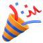 party, popper, emoji, expression, emoticon, emotion, smile, celebration 