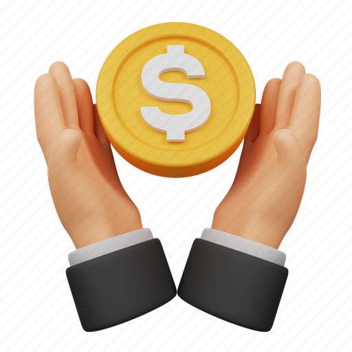 Giving, money, coin, payment, online, currency, dollar icon - Download on Iconfinder