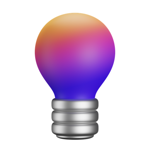 Idea, lightbulb, bulb, light 3D illustration - Free download