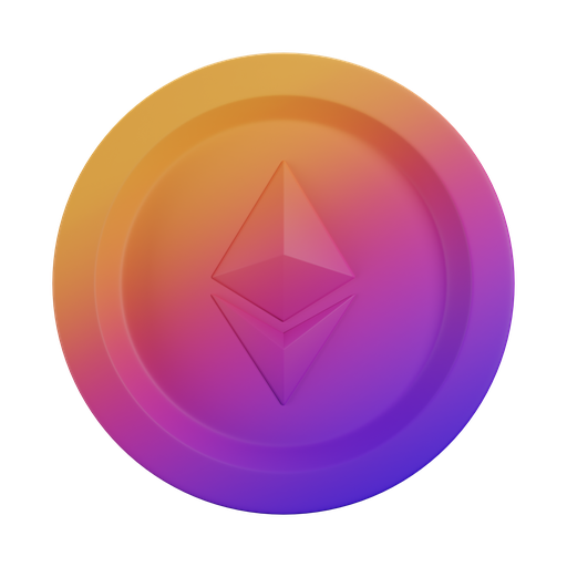 Cryptocurrency, eth, blockchain, ethereum 3D illustration - Free download