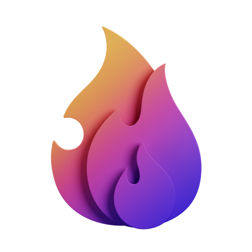 Flame, burning, fire, burn 3D illustration - Free download