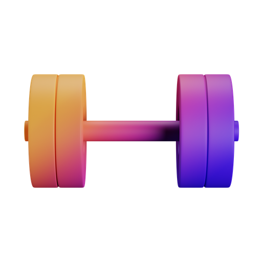 Gym, exercise, training, weight, fitness 3D illustration - Free download
