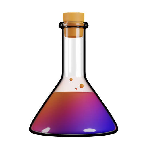 Chemical, lab, experiment, flask, test tube 3D illustration - Free download