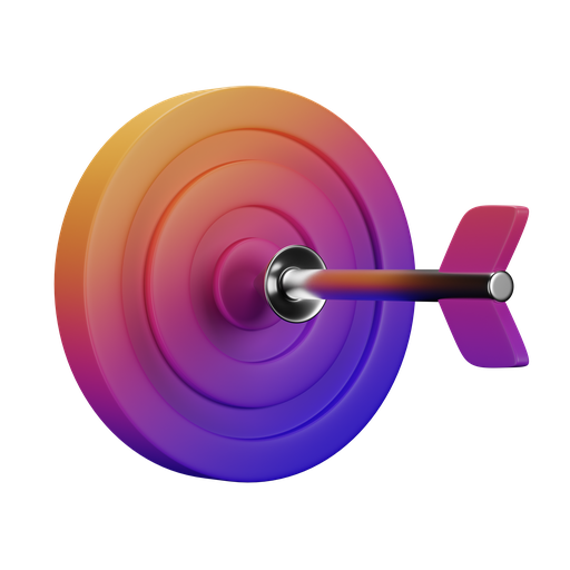 Goal, arrow, aim, target, focus 3D illustration - Free download