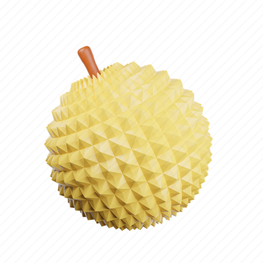 Durian, fruit, nutrition, organic, fresh, natural, healthy 3D illustration - Download on Iconfinder