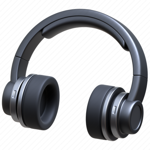Headphone, 3d, icon, illustration, isolated, headset, headphones icon - Download on Iconfinder