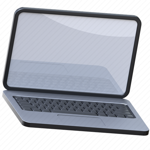 Laptop, 3d, icon, computer, vector, render, business icon - Download on Iconfinder