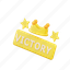 victory, win, rank, achievement, game, item 