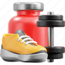 sport, workout, exercise, fitness, gym, dumbbell, equipment, shoes 