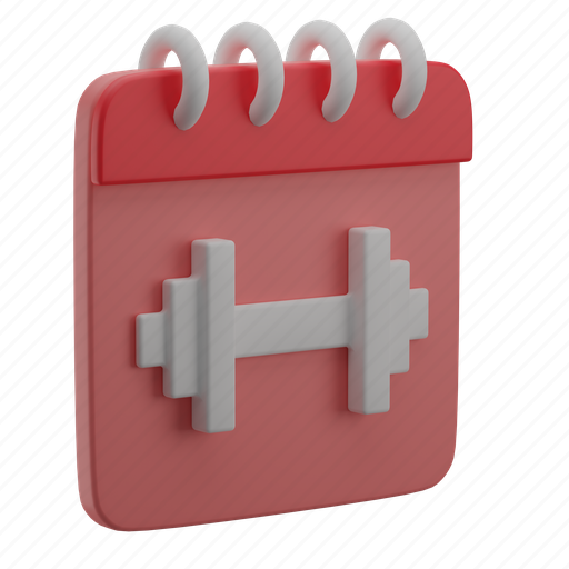 Gym, calendar, training, schedule, date, deadline icon - Download on Iconfinder