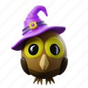 owl, halloween, decoration, animal, spooky, fowl, cute owl