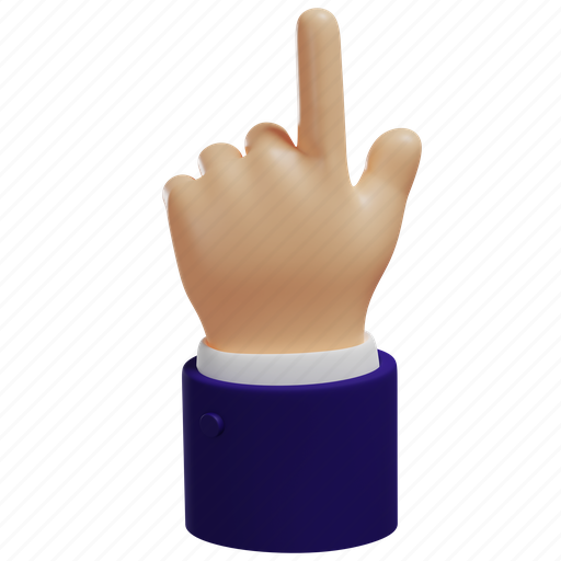 Point, up, above, business, click, direction, emoji 3D illustration - Download on Iconfinder