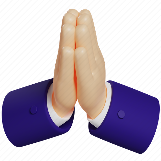 Praying, high five, business, blessing, clap, emoji, faith 3D illustration - Download on Iconfinder