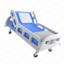 hospital, bed, 3d, 3d illustration, 3d rendering, aid, background, blue, care, clinic, clinical, disease, doctor, emergency, equipment, furniture, health, health care, healthy, hospital bed, hospital ward, hospitalization, icon, ill, illness, illustration, insurance, interior, isolated, medical, medicine, modern, nursing, object, paramedic, patient, pillow, recovery, render, rest, room, sick, sterile, surgery, surgical, technology, therapy, treatment, ward, white 