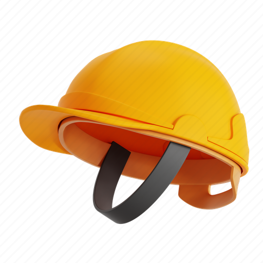 Carpenter, helmet, engineer, hat, hard-hat, protection, security 3D illustration - Download on Iconfinder