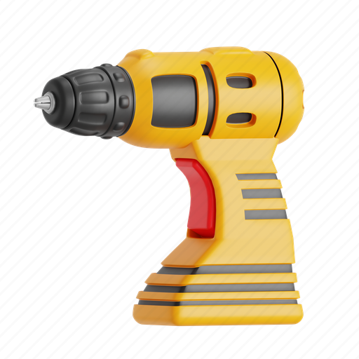 Drill, hand, drilling machine, drill-machine, construction-tool, drilling, mechanical-tool 3D illustration - Download on Iconfinder
