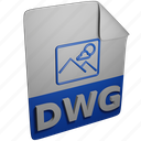 ico, dwg, extension 