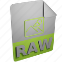ico, raw, extension 