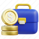 financial, portfolio, invesment, suitcase, finance, money, currency, bag, briefcase