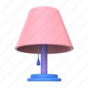 lamp, table, light, furniture