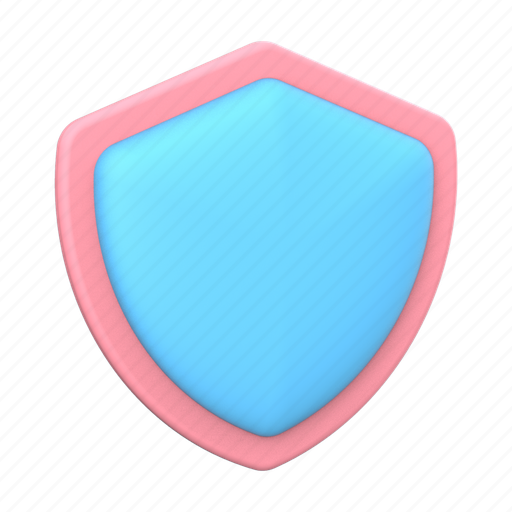 Protection, shield, shielded, secure, protect 3D illustration - Download on Iconfinder