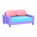 couch, sofa, settee, furniture, interior