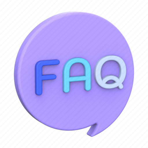Faq, questions, answers, support, customer, service 3D illustration - Download on Iconfinder