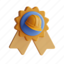 badge, labour day, reward, helmet, recognition, achievement 