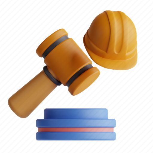 Laws, labour day, helmet, work, employment rights, workplace regulations 3D illustration - Download on Iconfinder