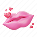 kiss, mouth, lips, love