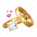 ring, wedding, marriage, diamond