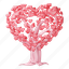 love, tree, valentines, wedding 
