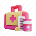 emergency, first aid kit, doctor, medicine 