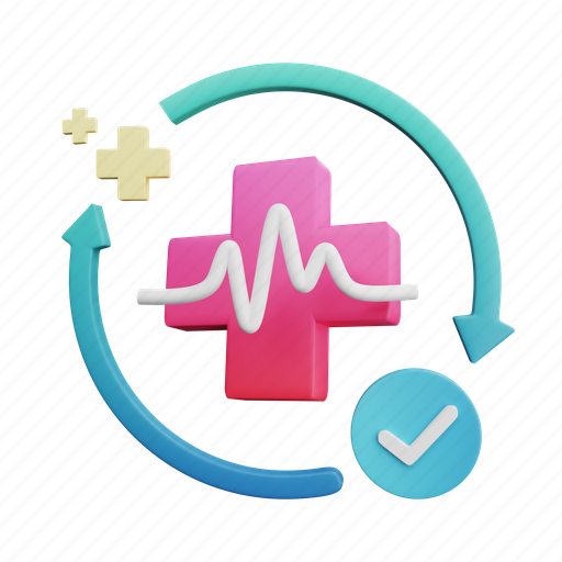 Recovery, healthcare, medicine, pharmacy 3D illustration - Download on Iconfinder