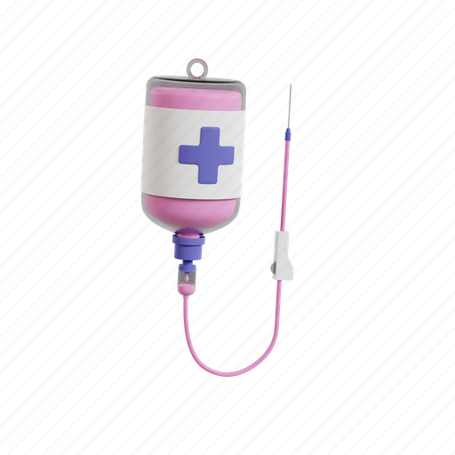 Infusion, health, medical, hospital, healthcare 3D illustration - Download on Iconfinder