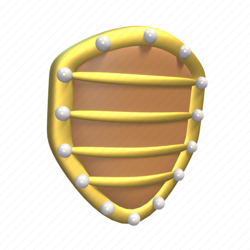 Shield, security, safety, protection, lock, protect, medeival 3D illustration - Download on Iconfinder