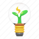 eco light, ecology, energy, bulb, light, power, plant, lamp, green energy 
