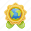 badge, award, achievement, earth, earth day, ecology, reward, environment 