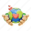 love, earth, esg, hands, earth day, save earth, planet, globe 