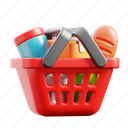 shopping, basket, ecommerce, buy, purchase, grocery, groceries 
