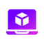 laptop, 3d, cube, computer, model 
