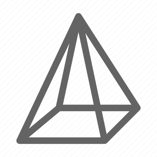 3d, prism, pyramid icon - Download on Iconfinder
