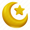 crescent, moon, islam, muslim, eid, religion, decoration, ramadan, celebration