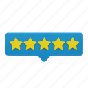 five, rating, chat, label 