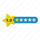 one, star, rating, label 