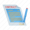contract, finance, agreement, paper