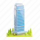 skyscraper, building, tower, city