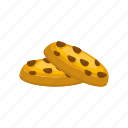3d, cookies, flat, realistic, vector