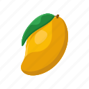 3d, flat, food, mango, realistic, vector